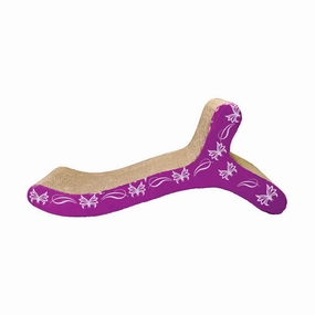 Catit Scratcher with Catnip, Chaise Shape Butterfly cat scratching post,cat scratch pad,cat furniture scratcher