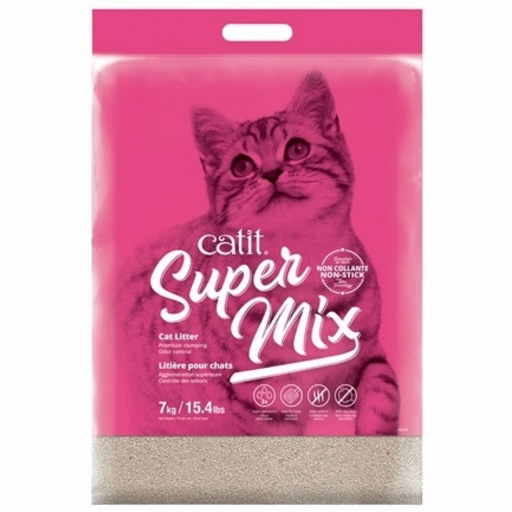 Catit Super Mix Unscented Clumping Cat Litter clumping cat litter,natural cat litter,dust free cat litter