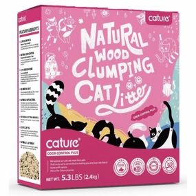 Cature Odour Control Plus Natural Wood Clumping Cat Litter clumping cat litter,natural cat litter,dust free cat litter
