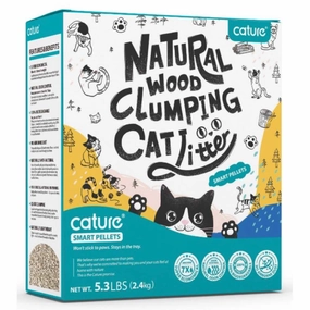 Cature Smart Pellets Natural Wood Clumping Cat Litter clumping cat litter,natural cat litter,dust free cat litter