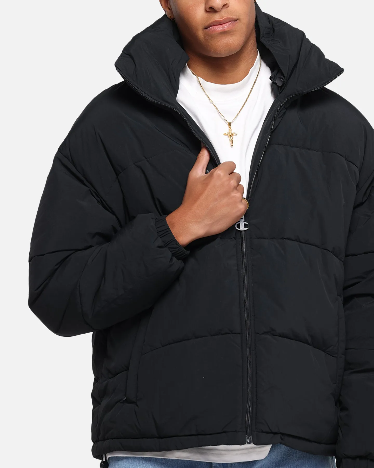 Champion Reb Puffer Jacket Black