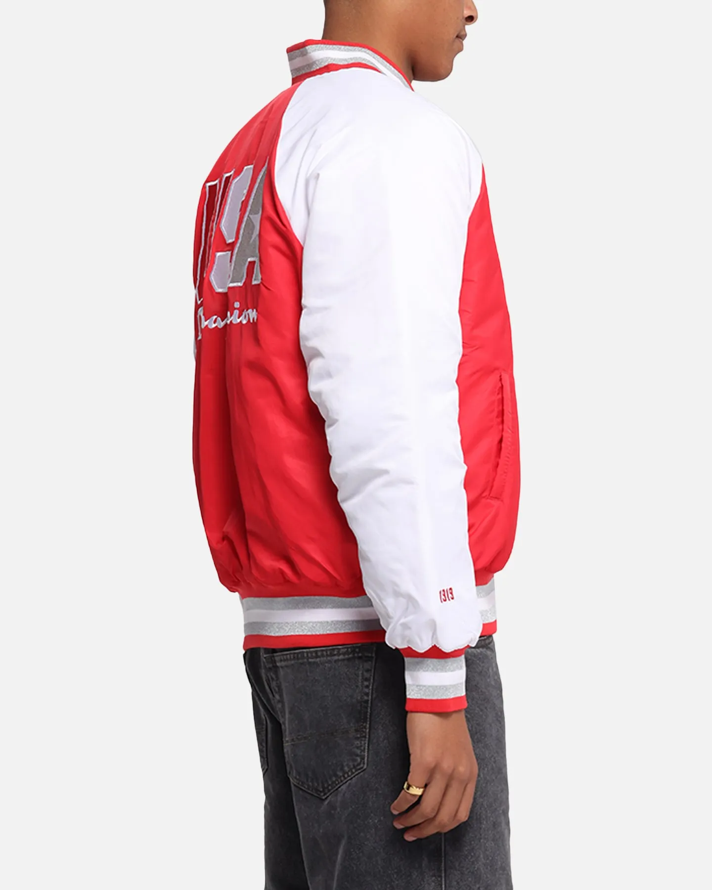 Champion Rebel USA Letterman Jacket Red Spark Csi