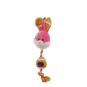 Charming Pet Rabbit durable dog toy,rope chew toy,interactive dog toy