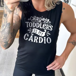 Chasing Toddlers is My Cardio Muscle Tank