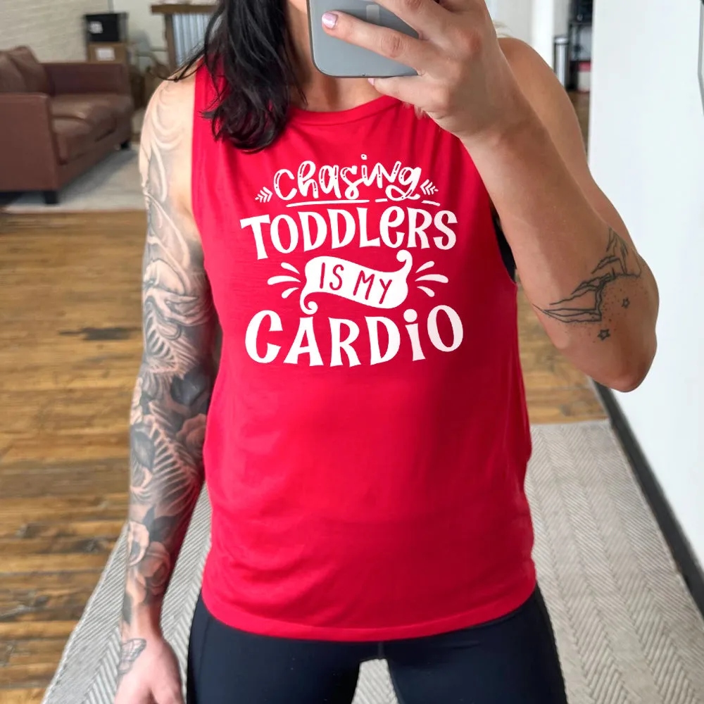 Chasing Toddlers is My Cardio Muscle Tank
