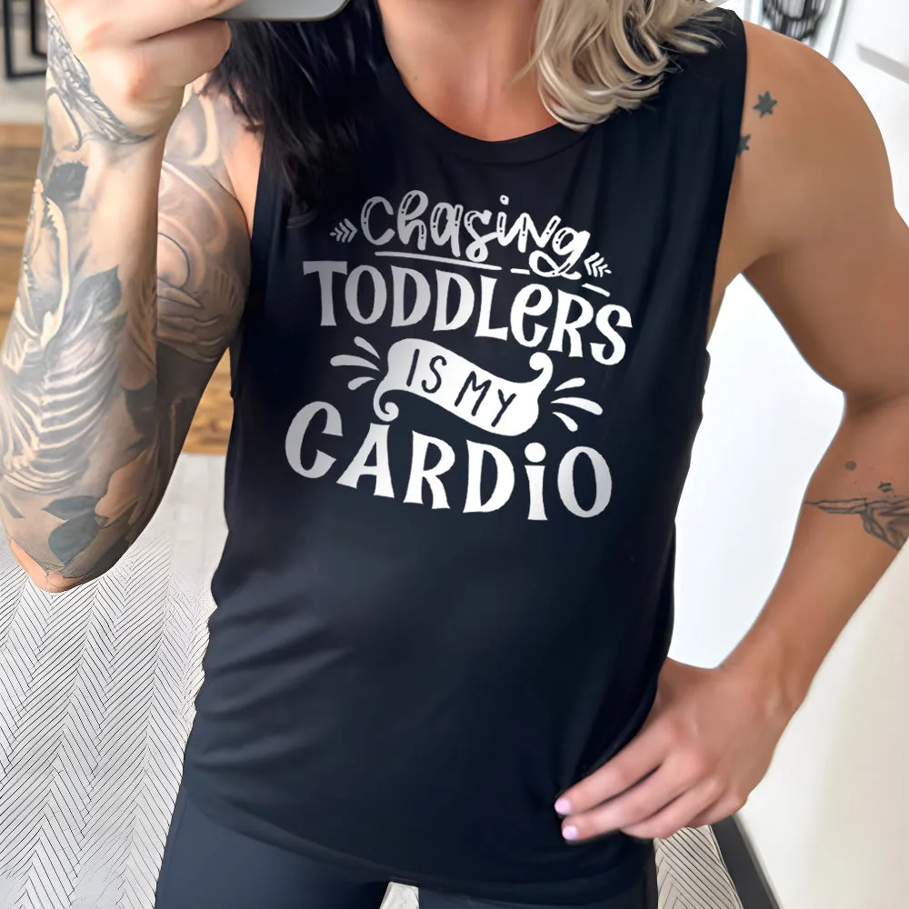 Chasing Toddlers is My Cardio Muscle Tank