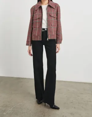 Cheyenne Jacket In Crimson Mini Check
