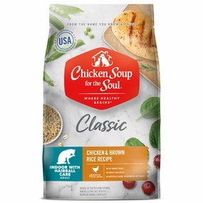 Chicken Soup For The Soul Indoor Recipe with Chicken & Brown Dry Cat Food cat toys and food,complete cat care,all in one cat kit