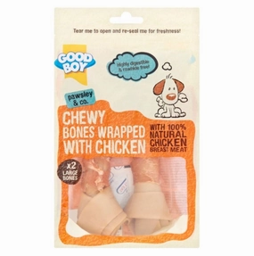 Chicken Wrap Bone Large 2 Pk 180g meat dog treat,healthy dog snack,jerky for dogs