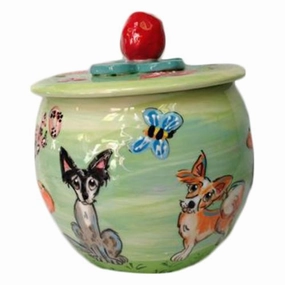 Chihuahua 3 Dog Treat Jar pet apparel,dog hoodie,fashionable pet wear
