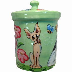Chihuahua 4 Dog Treat Jar pet apparel,dog hoodie,fashionable pet wear