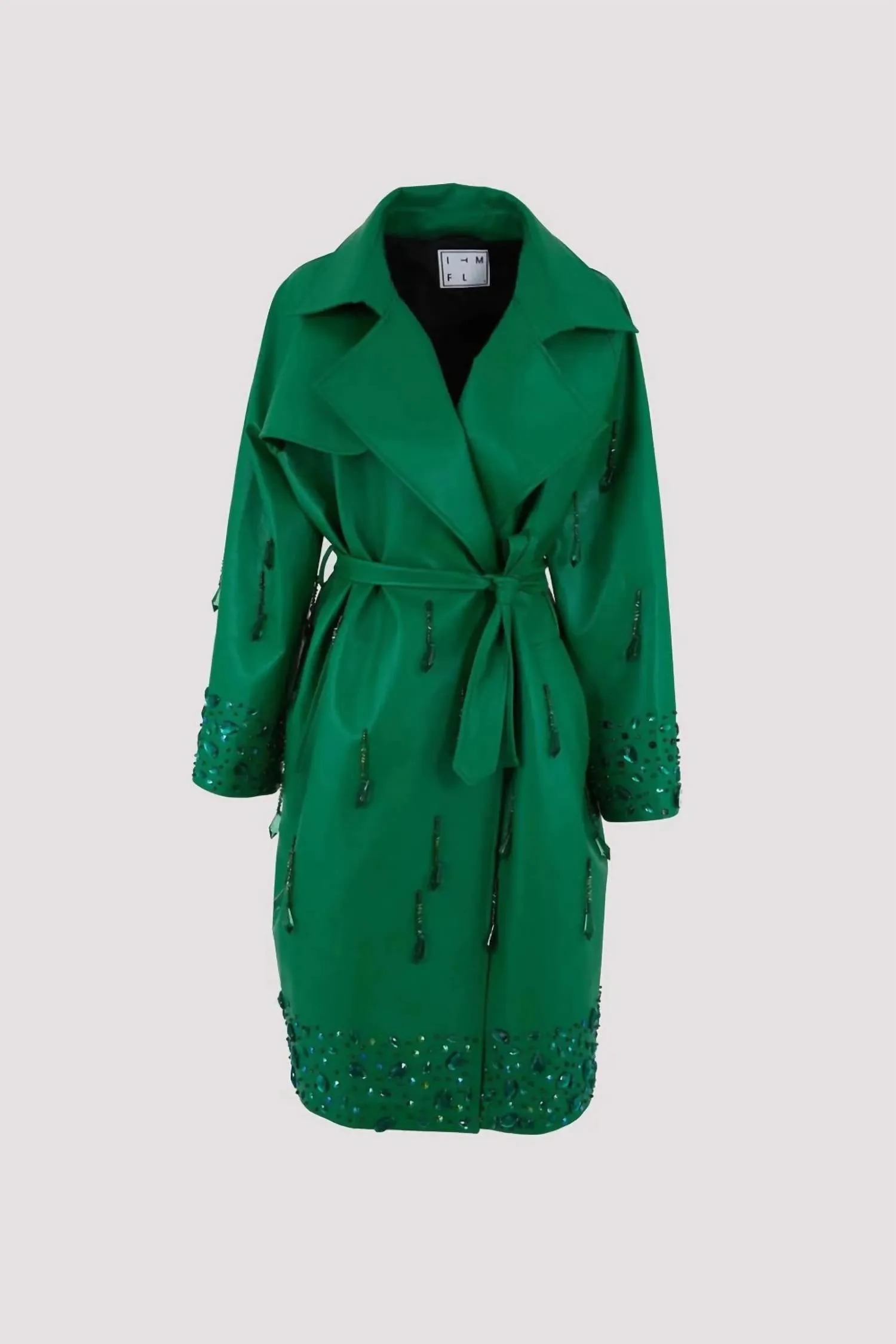 Cigar Coat In Amazon Green