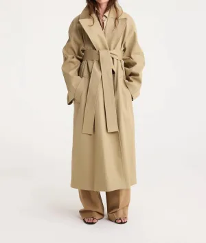 Classic Trench Coat In Khaki