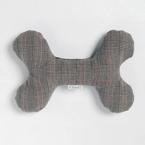 Cloud7 Dog Toy Love Bone: Plaid wet cat food,canned cat food,gravy cat food