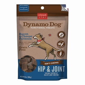 Cloud Star Dog Treats  Dynamo Hip and Joint Bacon & Cheese 14oz Bag barn supply,horse stable organizer,poultry waterer