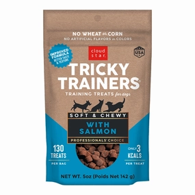 Cloud Star Dog Treats Tricky Trainers Soft & Chewy Salmon 5oz Bag barn supply,horse stable organizer,poultry waterer