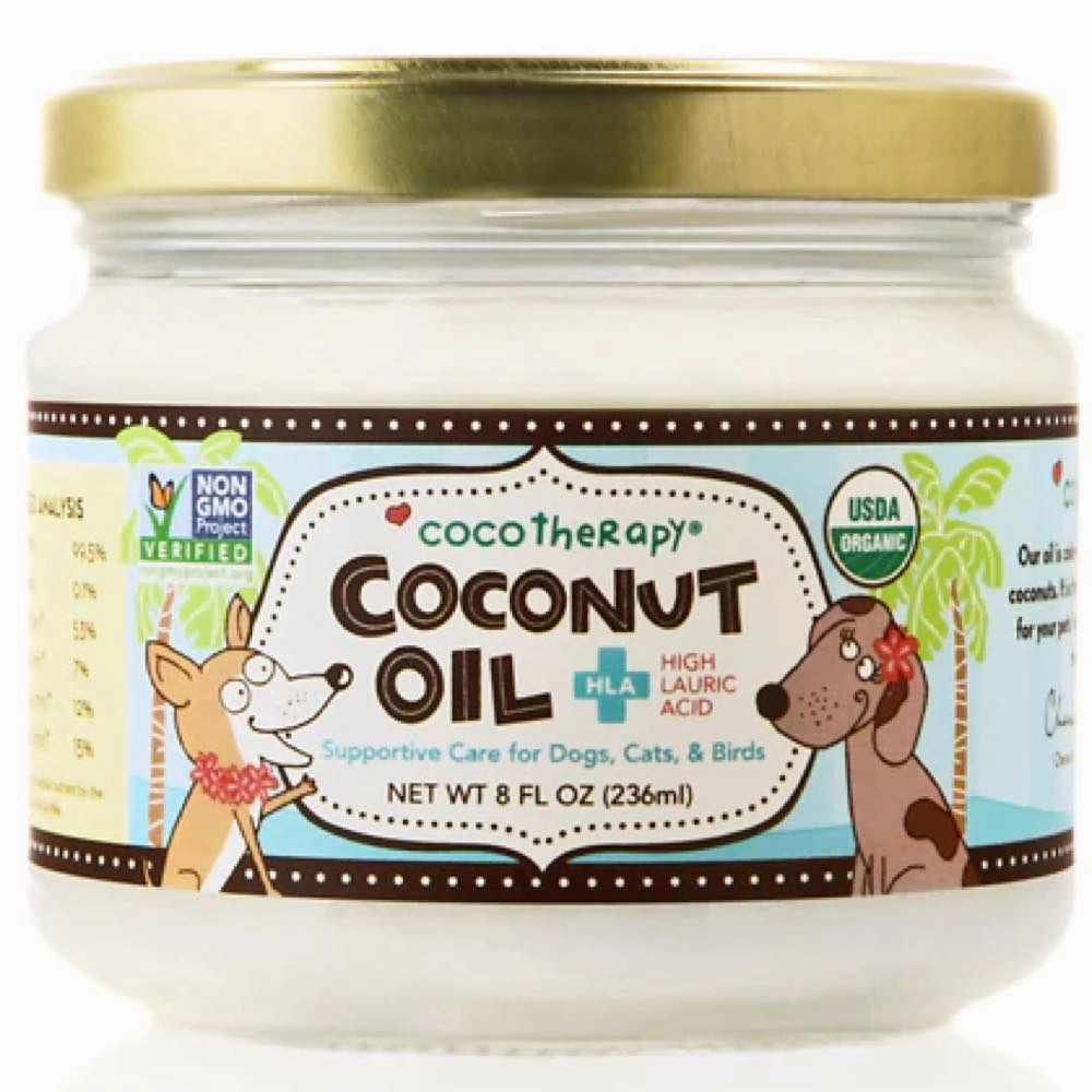 CocoTherapy Organic Virgin Coconut Oil For Cats, Dogs & Birds (Jar) small pet habitat,pet cage accessories,small animal home
