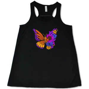 Colorful Floral Butterfly Shirt