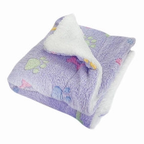 Colorful Bones/Paws Ultra Plush Dog Blanket fleece dog blanket,soft dog throw,cozy pet blanket
