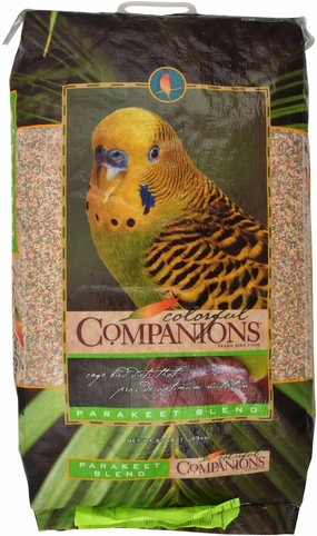 Colorful Companions Parakeet Feed, 25 lb soft chew treat,chewy dog snacks,tender bites for dogs