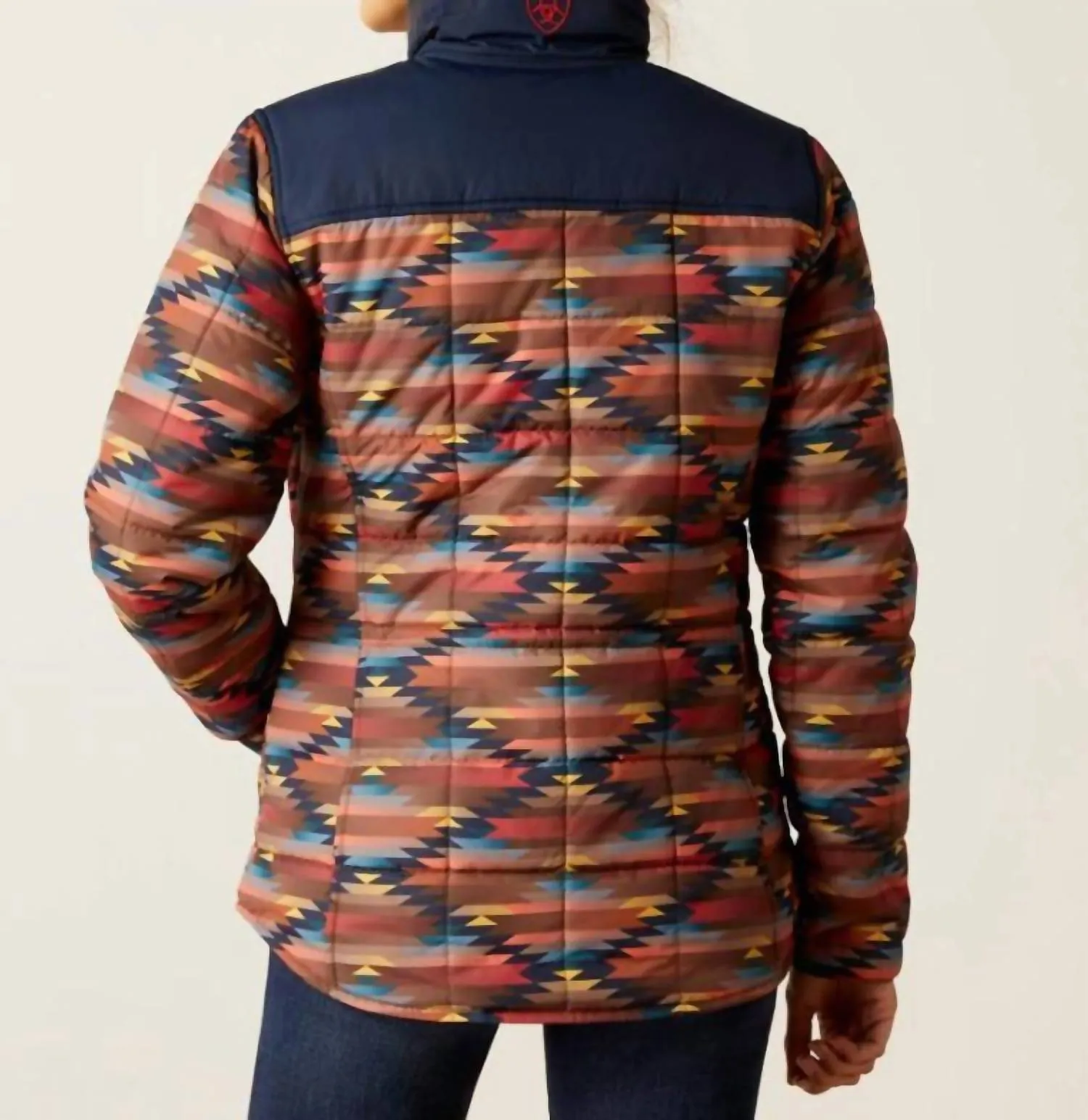 Crius Insulated Mirage Jacket In Red Multi