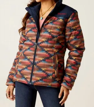 Crius Insulated Mirage Jacket In Red Multi