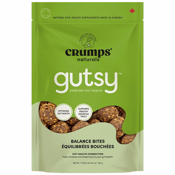 Crumps' naturals Gutsy Balance Bites (SPECIAL ORDER ITEM) dog health supplement,dog multivitamin,canine health care
