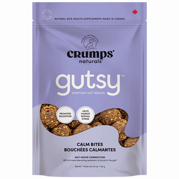 Crumps' naturals Gutsy Calm Bites (SPECIAL ORDER ITEM) dog health supplement,dog multivitamin,canine health care