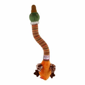 Crunchy Neck 'Plush Friendz' Duck-Small With Bone & Squeaker durable dog toy,rope chew toy,interactive dog toy