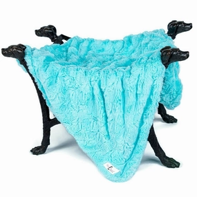 Cuddle Dog Blanket Aquamarine fleece dog blanket,soft dog throw,cozy pet blanket