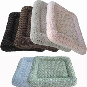 Custom Dog Crate Pad Bolstered crate mat,memory foam pad,dog bed cushion
