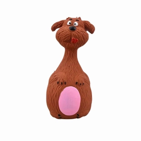 Cute Animal Design Latex Dog Chew Toy With Squeaker - Dog durable dog toy,rope chew toy,interactive dog toy