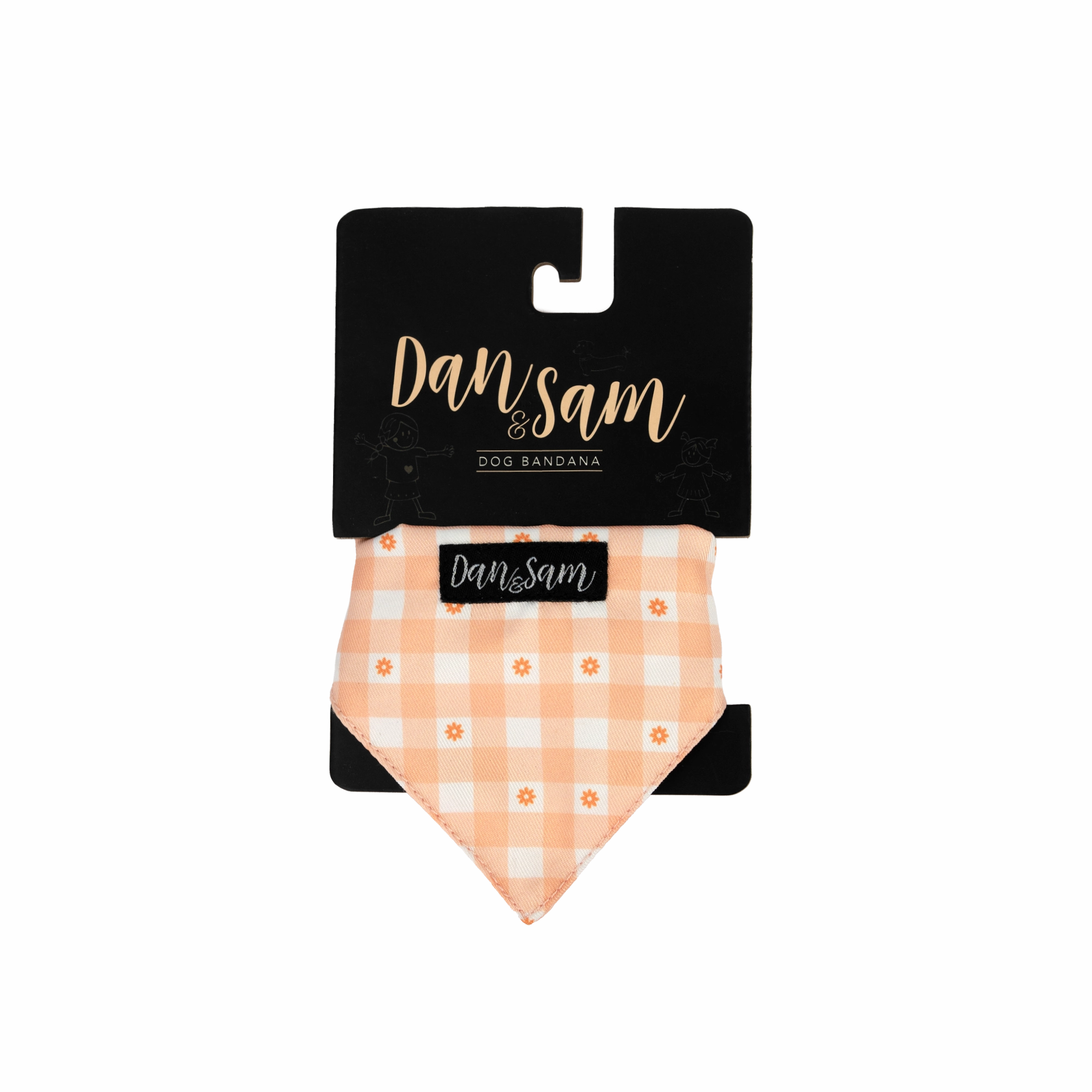 Dan & Sam - Dog Bandana (Daisy Picnic) waterproof dog jacket,insulated dog coat,dog snowsuit