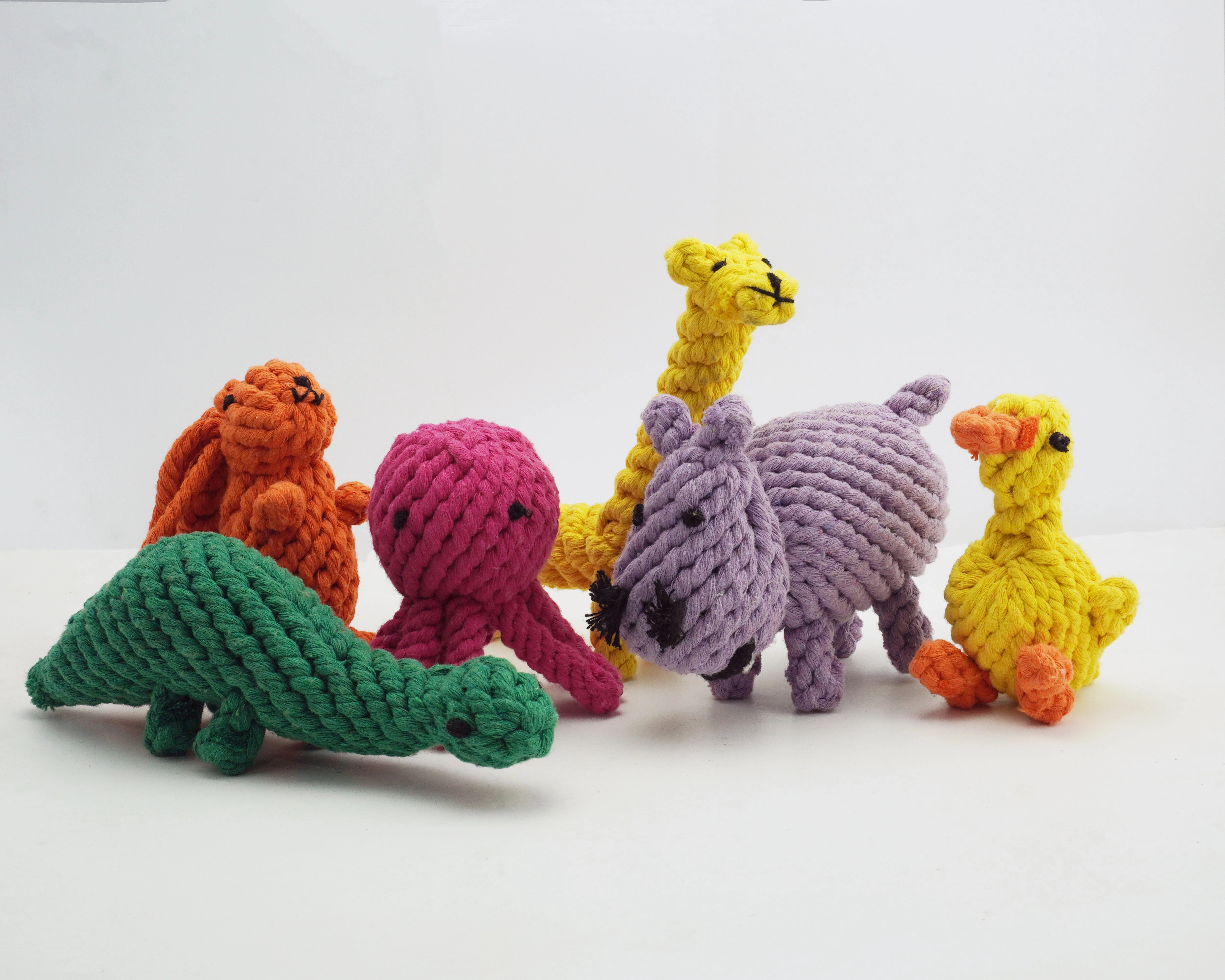 Dan & Sam - Humphrey the Hippo Rope Dog Toy