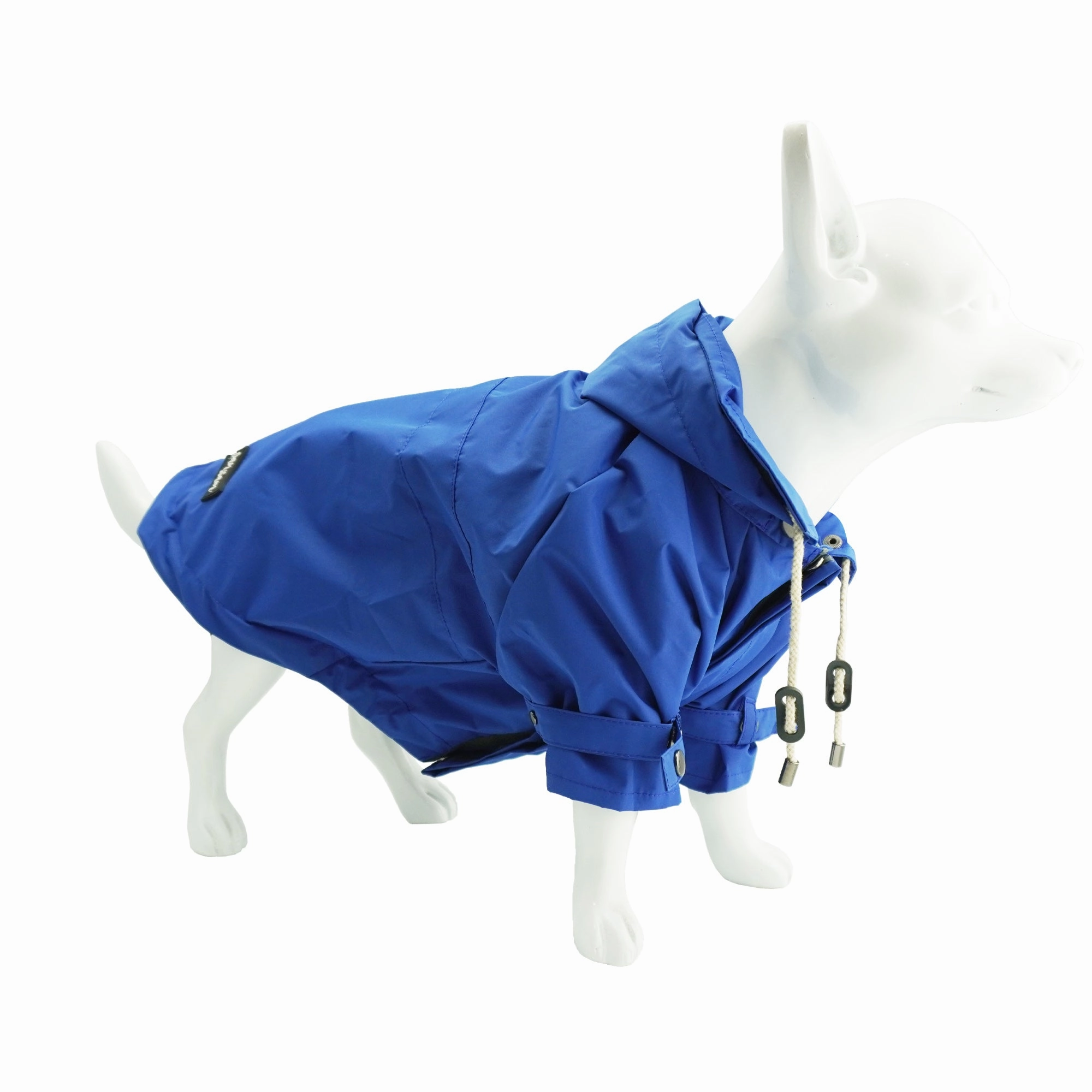 Dan & Sam - Rain Jacket (Royal Blue) waterproof dog jacket,insulated dog coat,dog snowsuit