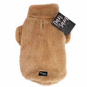 Dan & Sam - Teddy Jumper (Biscuit) - 30cm waterproof dog jacket,insulated dog coat,dog snowsuit