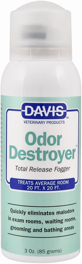 Davis Odor Destroyer Fogger, 3 oz cat odor control,cat litter deodorizer,cat cleaning wipes