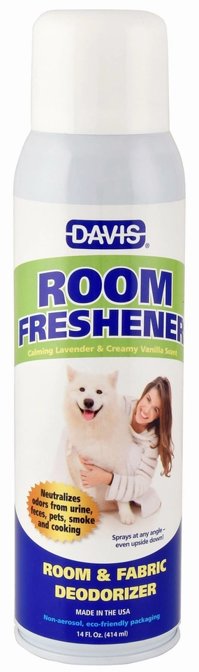 Davis Room Freshener, 14 oz cat odor control,cat litter deodorizer,cat cleaning wipes