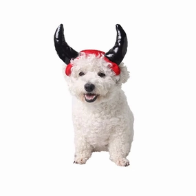 Devil Horns Dog Headpiece english tack set,horse saddle gear,equestrian supplies