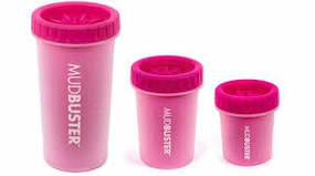 Dexas Mudbuster Paw Wash - Pink - Medium horse grooming brush,horse shampoo,horse hair care