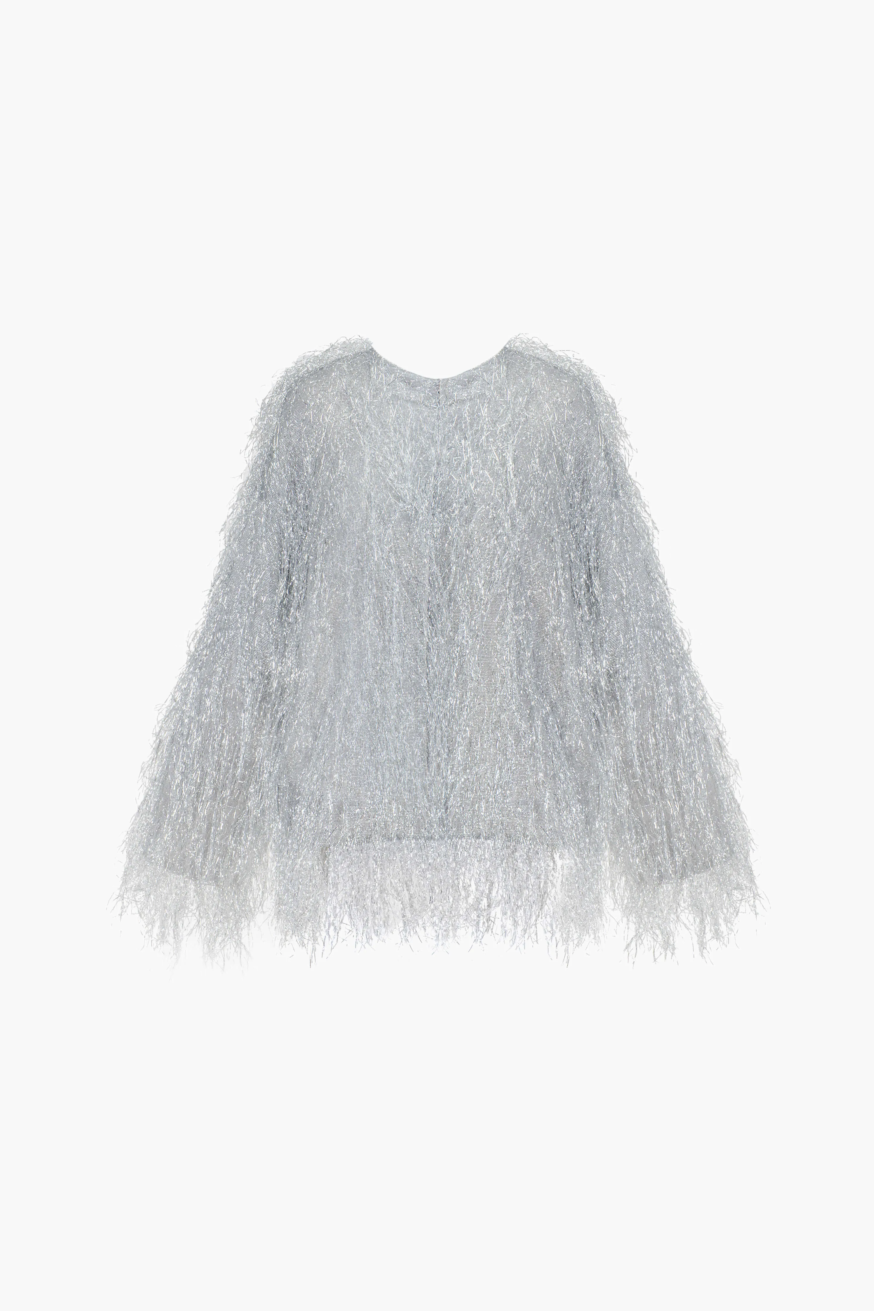 Disco Metallic Fringe Jacket