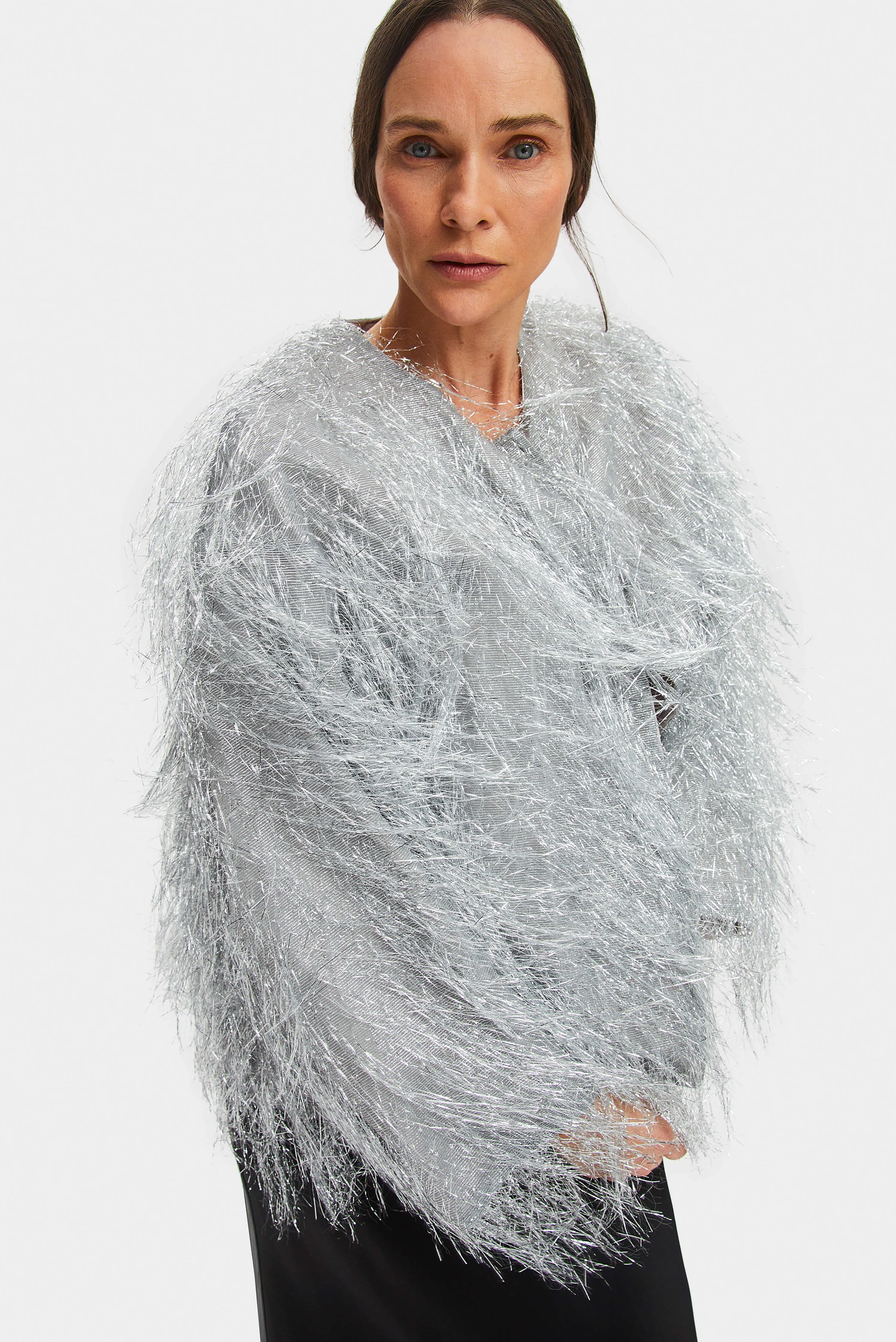 Disco Metallic Fringe Jacket