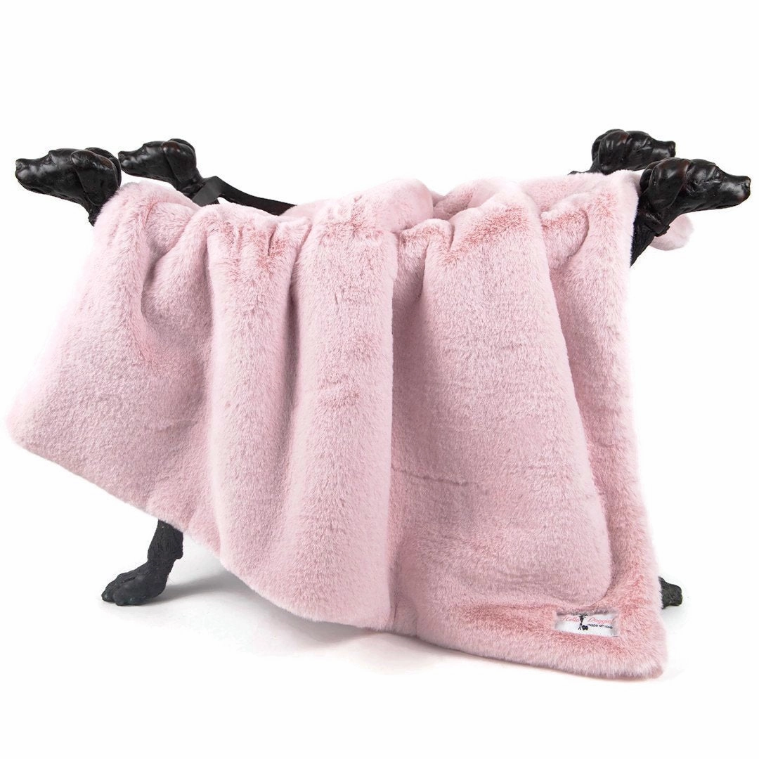 Divine Plus Dog Blanket Blush fleece dog blanket,soft dog throw,cozy pet blanket