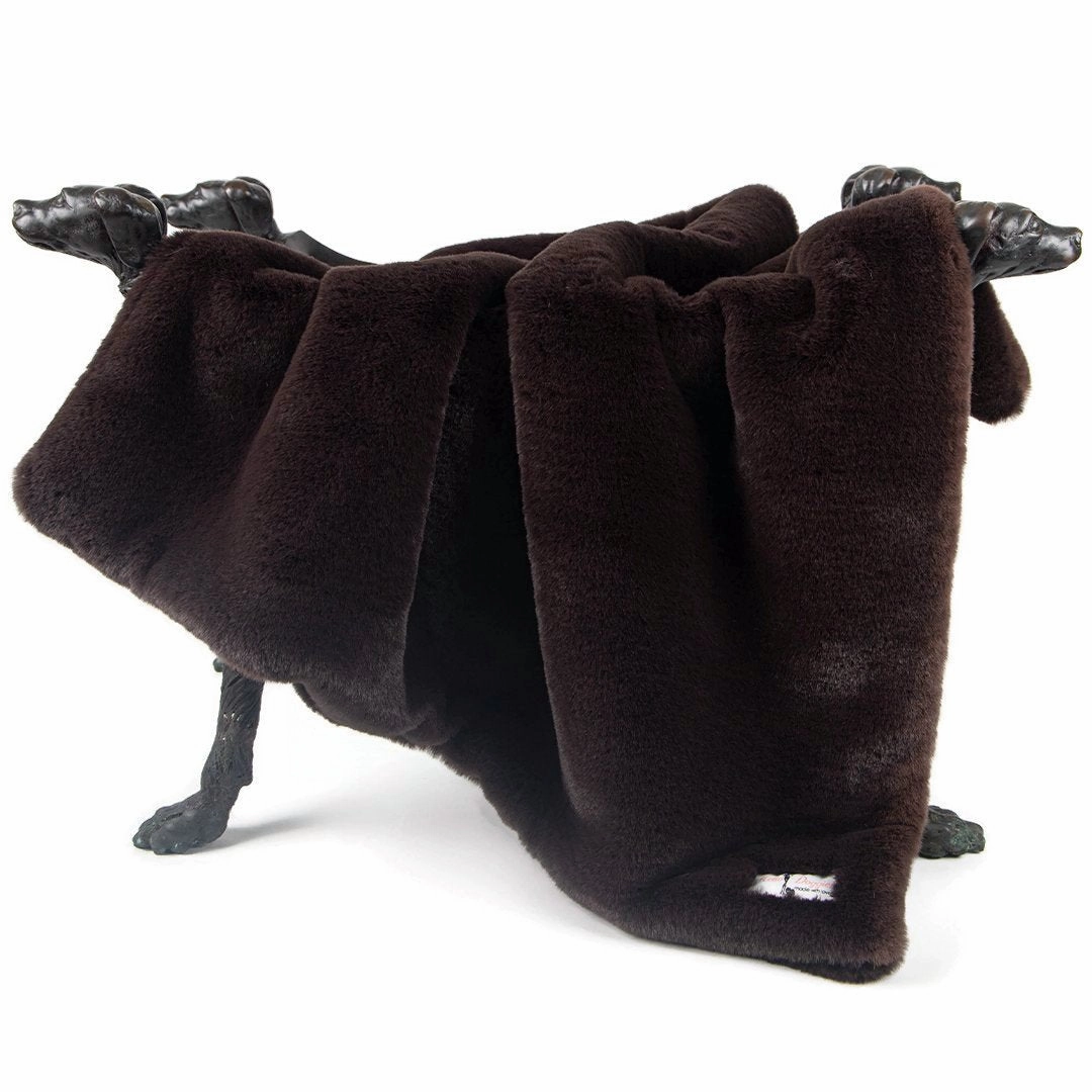 Divine Plus Dog Blanket Espresso fleece dog blanket,soft dog throw,cozy pet blanket