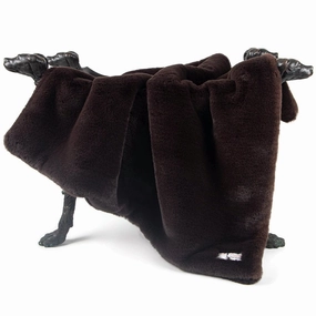 Divine Plus Dog Blanket Espresso fleece dog blanket,soft dog throw,cozy pet blanket