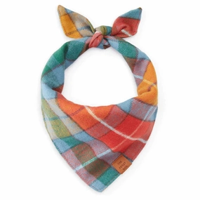 Dog and Cat Bandana: Buchanan Plaid Flannel performance harness,agility dog vest,athletic dog gear