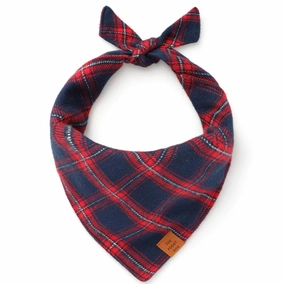 Dog and Cat Bandana: Kingston Plaid Flannel performance harness,agility dog vest,athletic dog gear