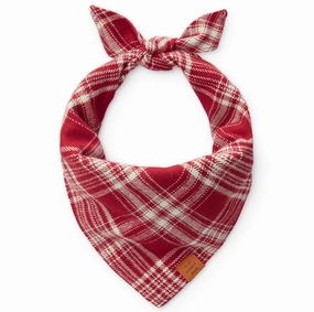 Dog and Cat Bandana: Marsala Plaid Flannel performance harness,agility dog vest,athletic dog gear