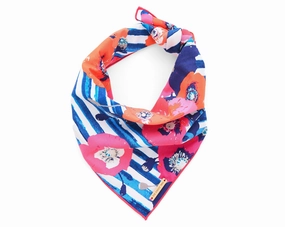 Dog and Cat Bandana: Water Colour Poppies performance harness,agility dog vest,athletic dog gear