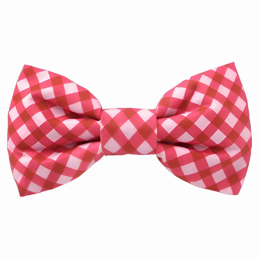 Dog and Cat Bowtie: Raspberry Gingham performance harness,agility dog vest,athletic dog gear